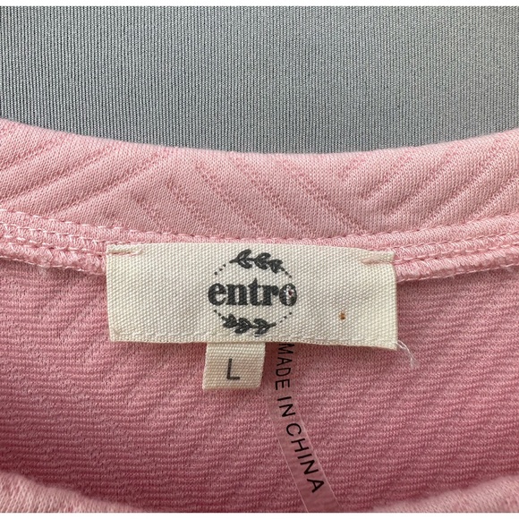 🎉5 for $45🎉 Entro dress size L pink - Picture 6 of 9